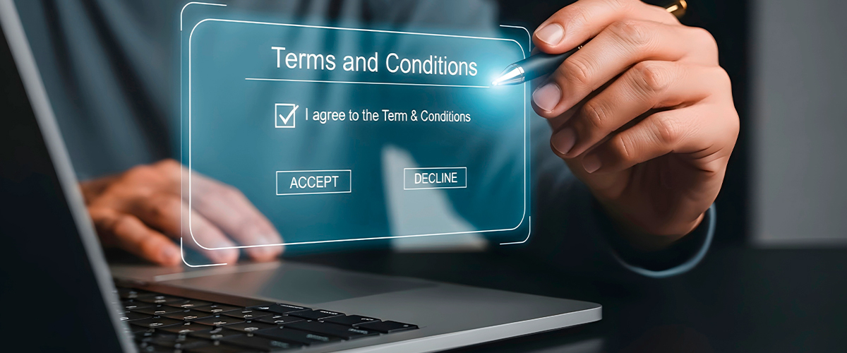 Service et confidentialité - Web experts